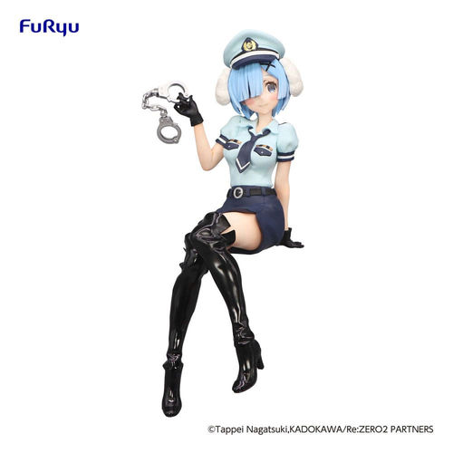 Re:Zero Noodle Stopper Rem Police Officer Cap with Dog Ears